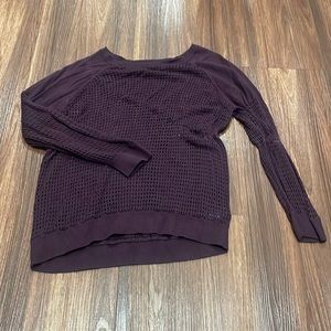 Purple Mesh Express Top